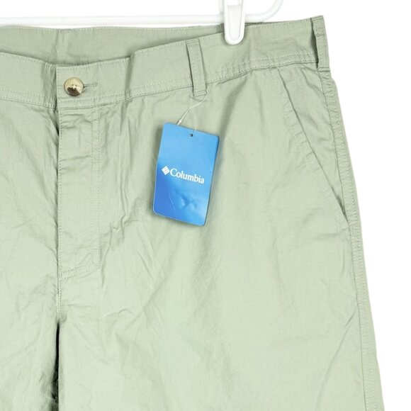 Columbia Men's Regular Fit Cotton Washed Out Green Shorts Size 40 Inseam10 NWT - Picture 3 of 11